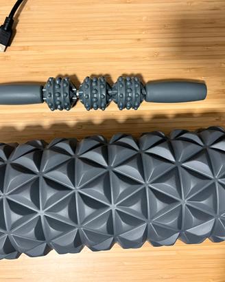 Foam Roller + Stick Massaggiante – Con sacchetto