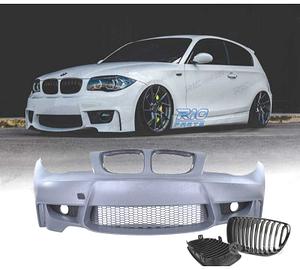 PARAURTI ANTERIORE BMW E81 E87 E82 04-13 LOOK 1M +