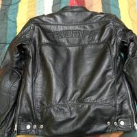 giacca moto in pelle con protezioni Triumph 
