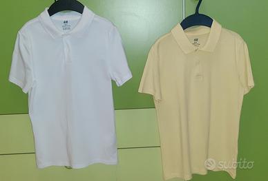n.2  t-shirt polo 8/10 anni nuove