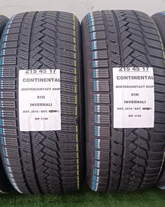 4 GOMME 215 45 17 CONTINENTAL INV RIF3158