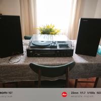 stereo giradischi vintage 