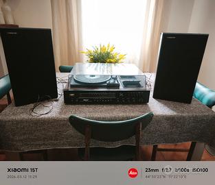 stereo giradischi vintage 