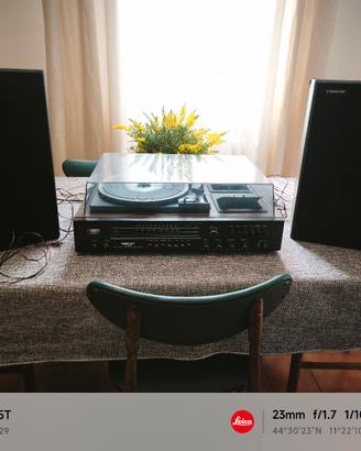 stereo giradischi vintage 
