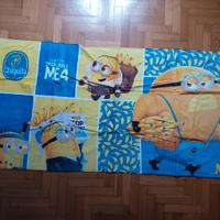 Asciugamano telo mare da spiaggia Minions 