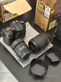 Nikon D7500 e accessori + 2 obiettivi + zaino