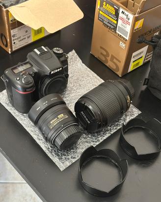 Nikon D7500 e accessori + 2 obiettivi + zaino