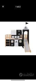 letto pirati con scivolo 