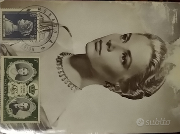 Cartolina Montecarlo Grace Kelly 1958