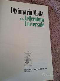 DIZIONARIO MOTTA DELLA LETTERATURA UNIVERSALE