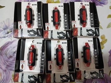 luci da ciclismo USB bici bicicletta 