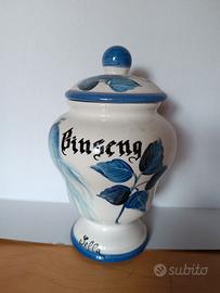 barattolo farmacia ceramica