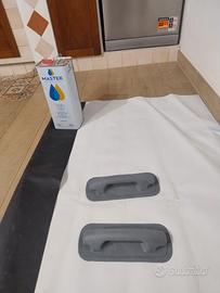  gommone , materiale per riparazione 