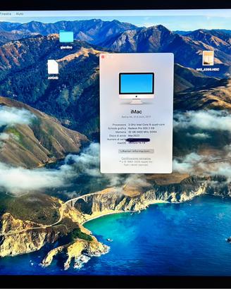 Apple Imac 32gb 1Tera ssd radeon pro