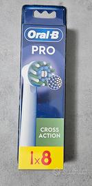 Oral-b Cross Action pacco da 8 testine di ricambio