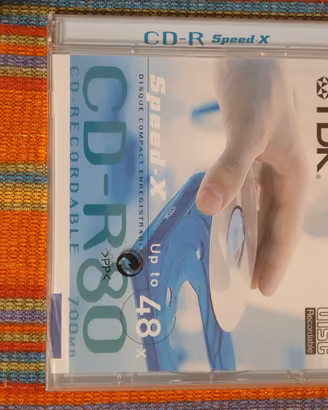 TDK CD-R 80min 700 MB, 10 pz 120mm JEWEL CASE 1 PZ