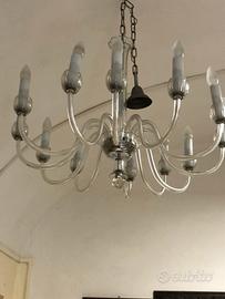 Lampadario Murano a 12 luci