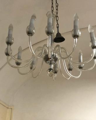 Lampadario Murano a 12 luci