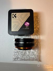 Adattatore per ottiche nikon per sony e-mount