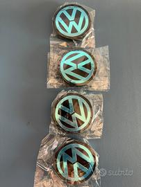 N. 4 pz. Coprimozzo per Volkswagen nuovi da 55 mm