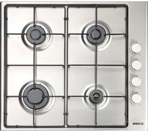 Gas Beko quattro fuochi hizg64120sx