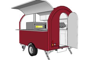 Rimorchio Commerciale Nuovo Allestimento Pizzeria 