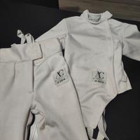 Divisa scherma fioretto bambino 6 - 8anni