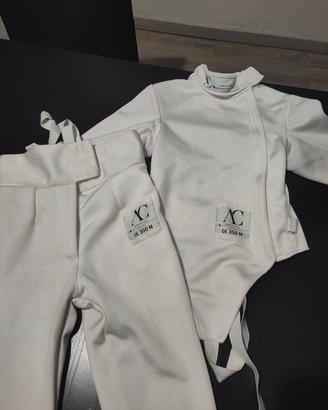 Divisa scherma fioretto bambino 6 - 8anni