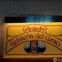 Insegna luminosa antica gelateria del corso 
