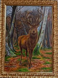 Quadro ad Olio su tavola. R.Bonheur