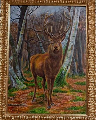 Quadro ad Olio su tavola. R.Bonheur