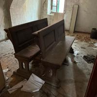 Panche in legno Chiesa