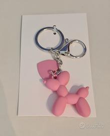Punk balloon dog portachiavi