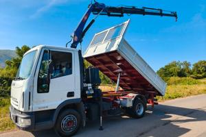 Iveco Eurocargo 100e18 - Ribaltabile + Gru - 2005
