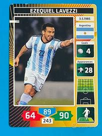 EZEQUIEL LAVEZZI 1 Panini Fußball Stars 2014 Card