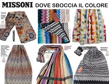 teli spugna MISSONI vari modelli
