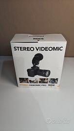 Microfono Rode Stereo VideoMic Pro MAI USATO