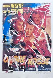 Mimmo Rotella, Ombre Rosse, Seridecollage numerato