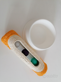 Nuovi ciotola e tiragraffi gioco gatto