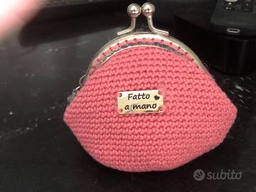 Portamonete da borsa  fatto a mano all’uncinetto 🧶