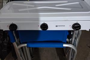 Fornello a gas 3 fuochi Kemper 