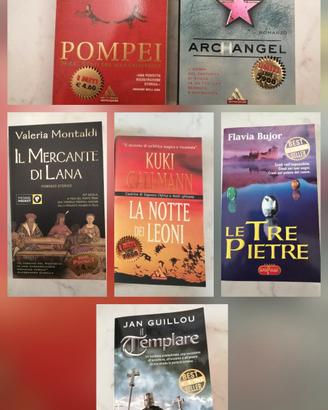 Lotto 6 libri romanzi edizione pocket