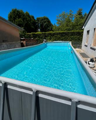 Piscina intex 975*488*132 e robot
