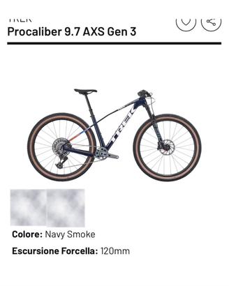Mtb TREK PROCALIBER 9.7 Gen 7