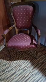 Poltrona stile barocco