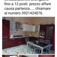 cucina e camera da letto
