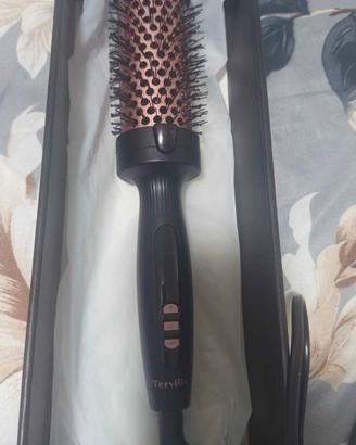 Kit Capelli 2 in 1: Piastra + Spazzola Termica