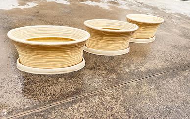 Vasi Ovali Vasar con sottovasi