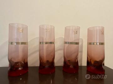 Set bicchieri cristallo Lacs anni 70’