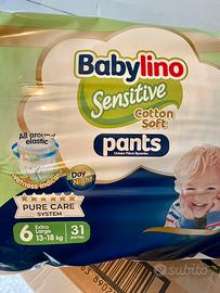 Pannolini mutandina Babylino Sensotive 6